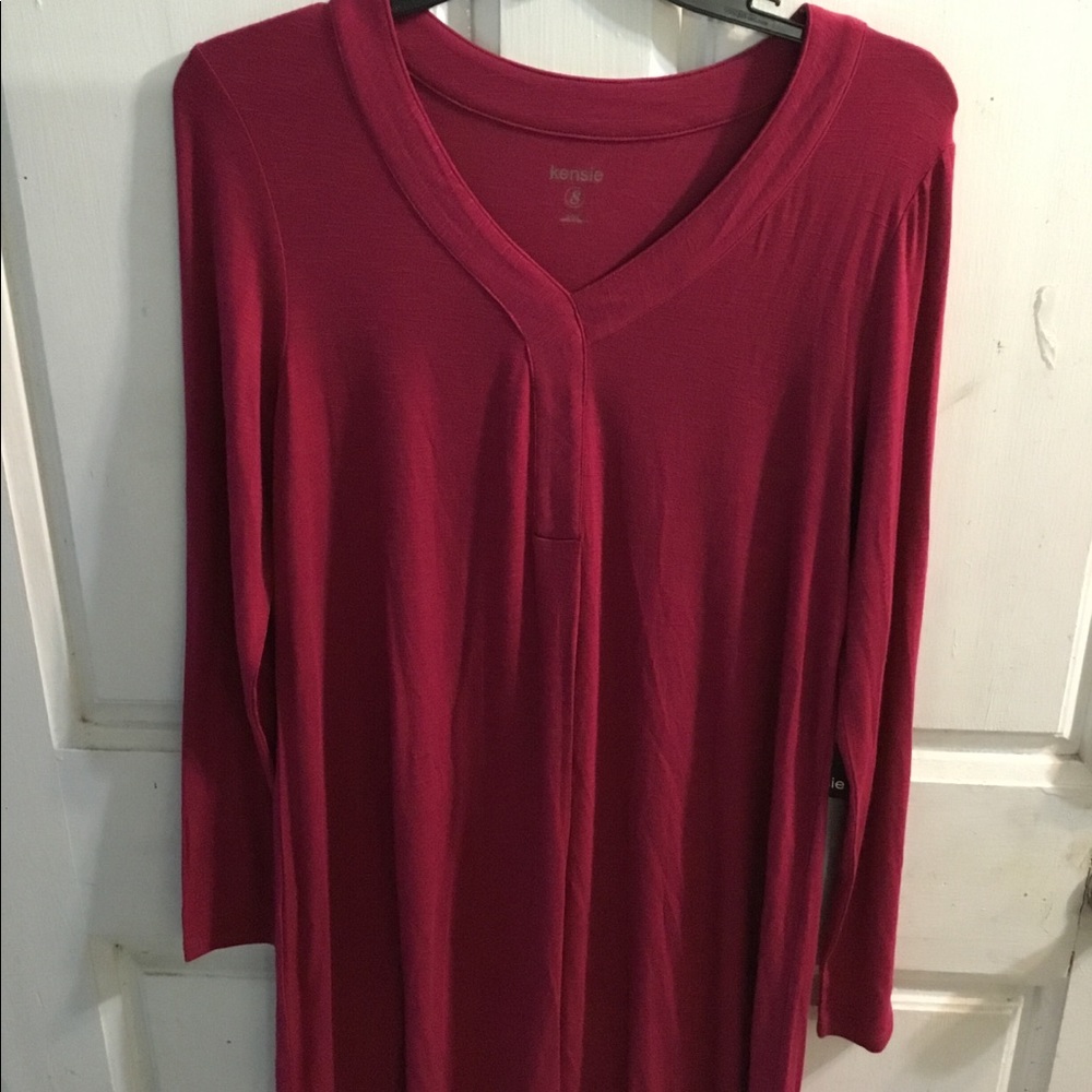 Kensie burgundy dress. Sz S. NWT. So nice